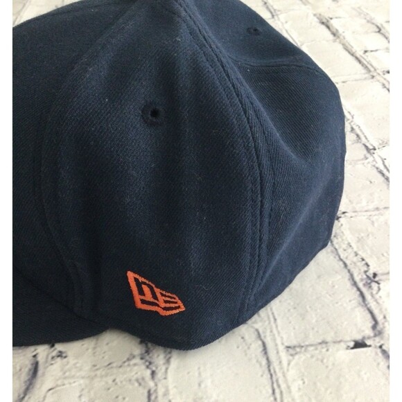 New Era Cap Hat Unisex Size 7 1/4” Color Navy Denver Broncos Fitted Baseball - Picture 5 of 7